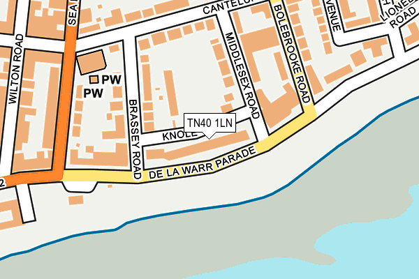 Map of W.S.F.S. LIMITED at local scale