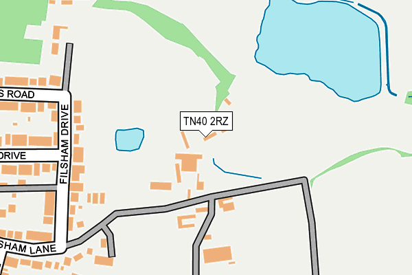 Map of F R G W LIMITED at local scale
