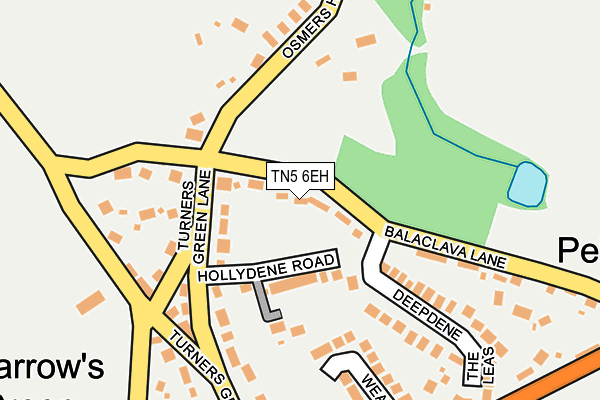 TN5 6EH map - OS OpenMap – Local (Ordnance Survey)