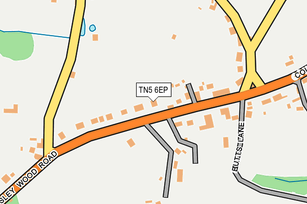 TN5 6EP map - OS OpenMap – Local (Ordnance Survey)