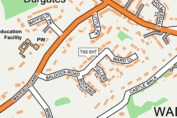 Map of TWINER PROPERTIES LIMITED at local scale