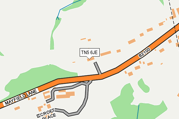TN5 6JE map - OS OpenMap – Local (Ordnance Survey)