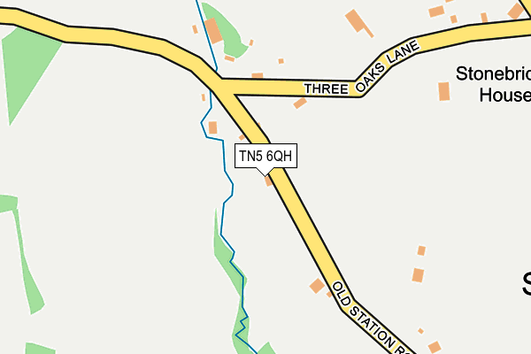 TN5 6QH map - OS OpenMap – Local (Ordnance Survey)