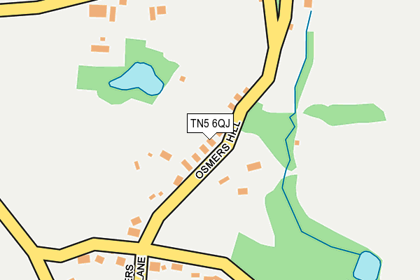 TN5 6QJ map - OS OpenMap – Local (Ordnance Survey)