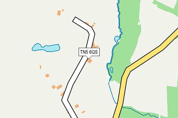 TN5 6QS map - OS OpenMap – Local (Ordnance Survey)
