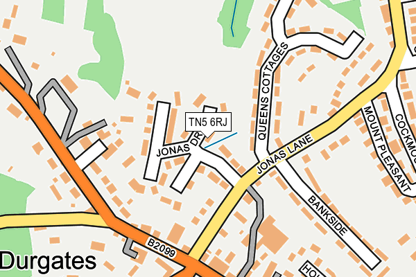 TN5 6RJ map - OS OpenMap – Local (Ordnance Survey)