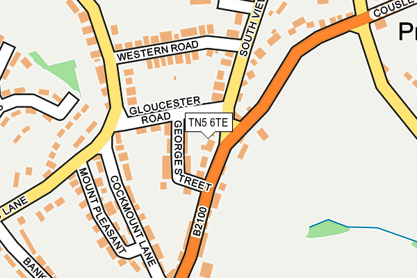 TN5 6TE map - OS OpenMap – Local (Ordnance Survey)