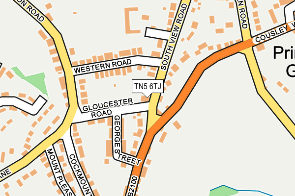 TN5 6TJ map - OS OpenMap – Local (Ordnance Survey)