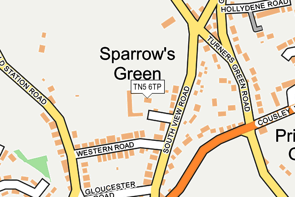 TN5 6TP map - OS OpenMap – Local (Ordnance Survey)