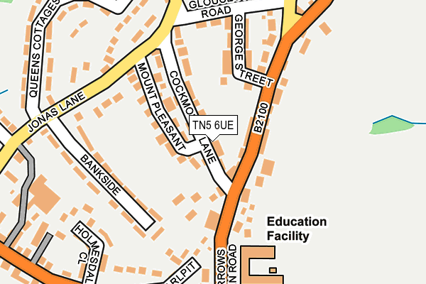 TN5 6UE map - OS OpenMap – Local (Ordnance Survey)
