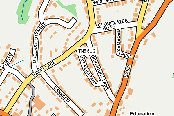 TN5 6UG map - OS OpenMap – Local (Ordnance Survey)