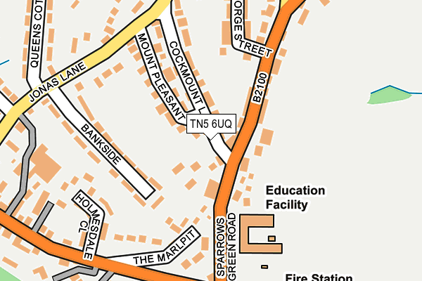 TN5 6UQ map - OS OpenMap – Local (Ordnance Survey)
