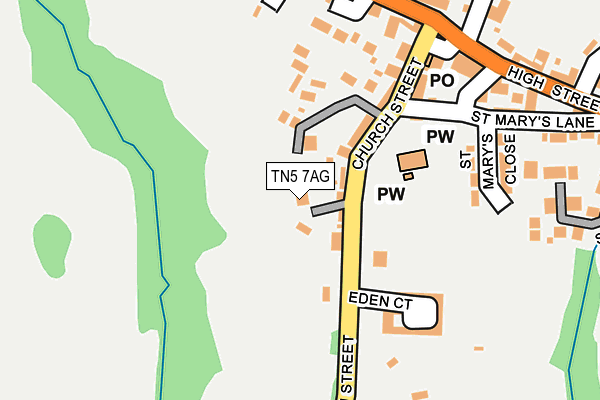 TN5 7AG map - OS OpenMap – Local (Ordnance Survey)