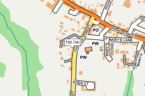 TN5 7AH map - OS OpenMap – Local (Ordnance Survey)
