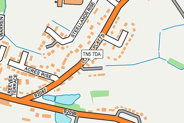 TN5 7DA map - OS OpenMap – Local (Ordnance Survey)