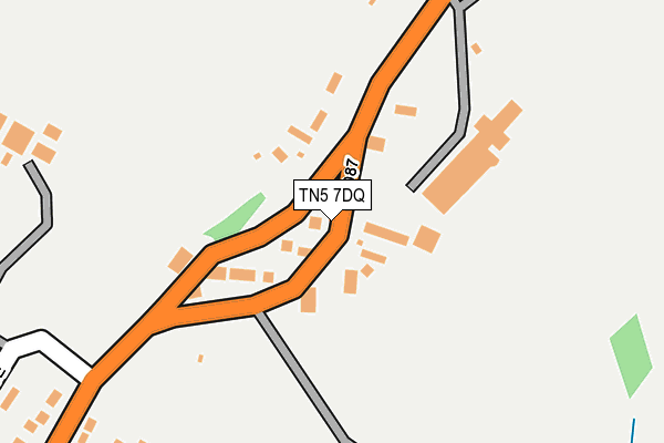 TN5 7DQ map - OS OpenMap – Local (Ordnance Survey)