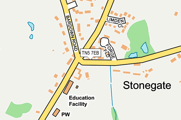TN5 7EB map - OS OpenMap – Local (Ordnance Survey)