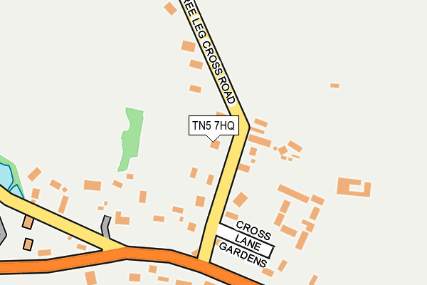 TN5 7HQ map - OS OpenMap – Local (Ordnance Survey)