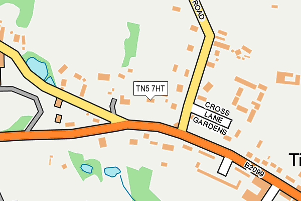 TN5 7HT map - OS OpenMap – Local (Ordnance Survey)