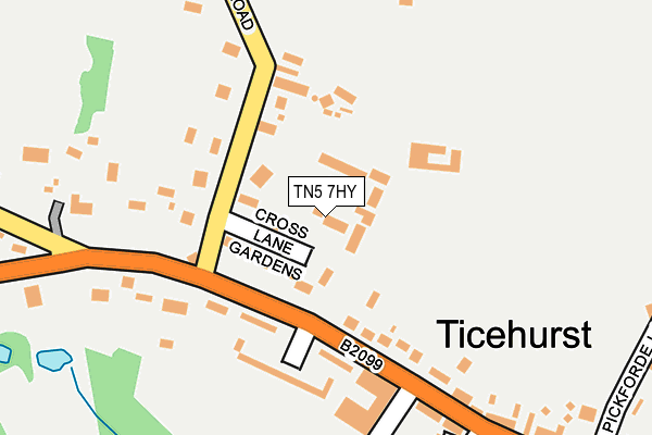 TN5 7HY map - OS OpenMap – Local (Ordnance Survey)