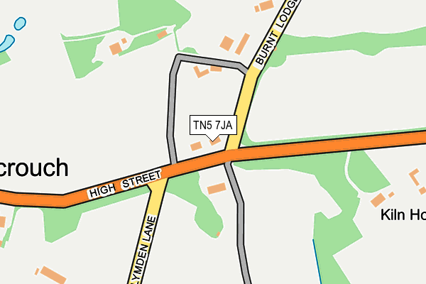 TN5 7JA map - OS OpenMap – Local (Ordnance Survey)