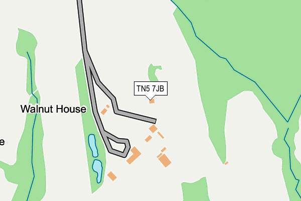TN5 7JB map - OS OpenMap – Local (Ordnance Survey)