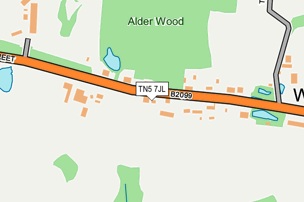 Map of KENT TIGERS BASKETBALL CLUB LTD at local scale