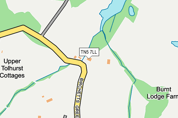 TN5 7LL map - OS OpenMap – Local (Ordnance Survey)