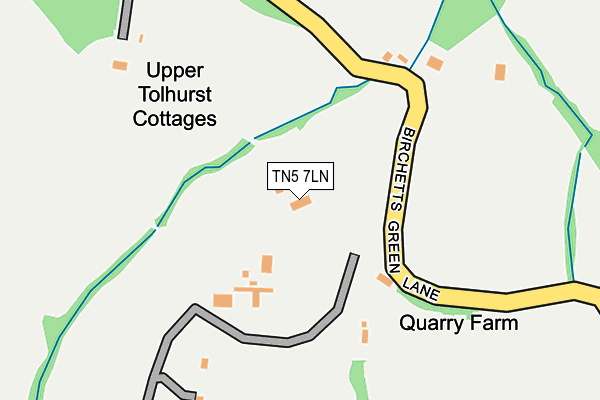TN5 7LN map - OS OpenMap – Local (Ordnance Survey)