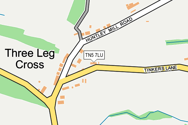 TN5 7LU map - OS OpenMap – Local (Ordnance Survey)