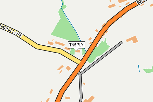 TN5 7LY map - OS OpenMap – Local (Ordnance Survey)