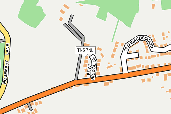 TN5 7NL map - OS OpenMap – Local (Ordnance Survey)