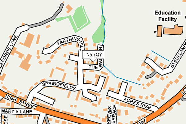 TN5 7QY map - OS OpenMap – Local (Ordnance Survey)
