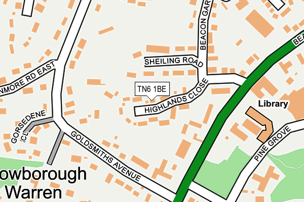 Map of NICE AND LEGAL LIMITED at local scale