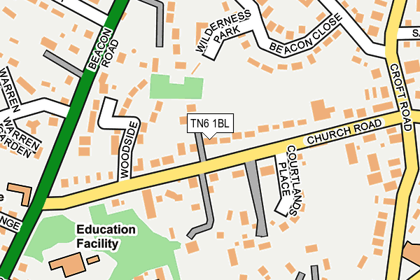 Map of AVENS CARE SOLUTIONS LTD at local scale