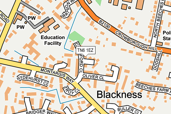 Map of DOLWEN SOLUTIONS LTD at local scale