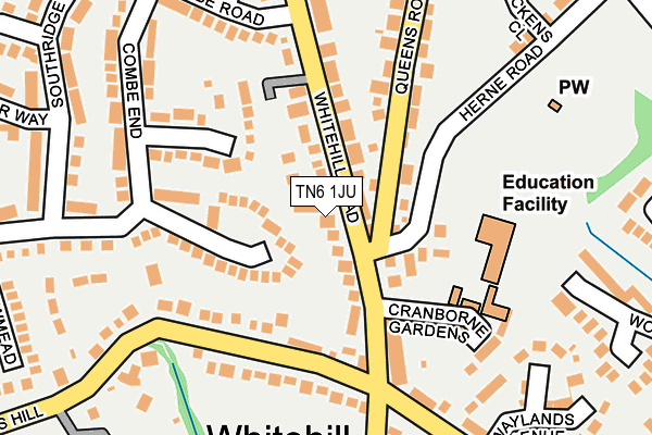 Map of ROSE COURT MANAGEMENT CROWBOROUGH LIMITED at local scale