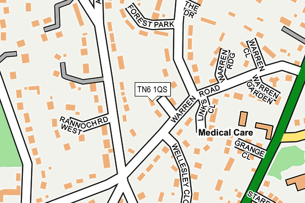 Map of BENTLEY LIMITED at local scale