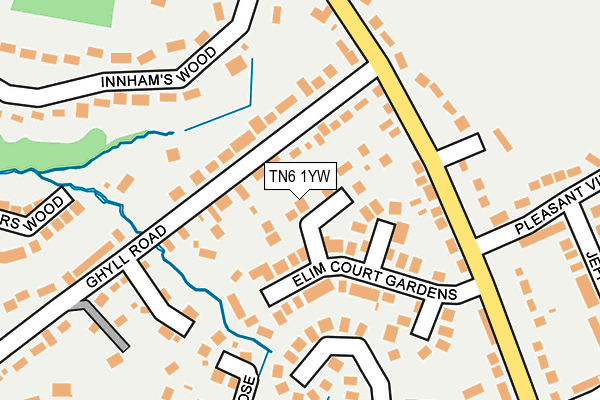 Map of ASHLEIGH GARDENS RESIDENTS ASSOCIATION LIMITED at local scale