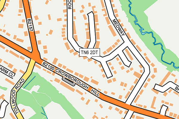 TN6 2DT map - OS OpenMap – Local (Ordnance Survey)