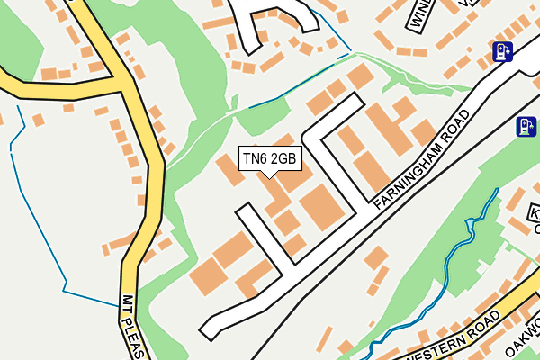 TN6 2GB map - OS OpenMap – Local (Ordnance Survey)