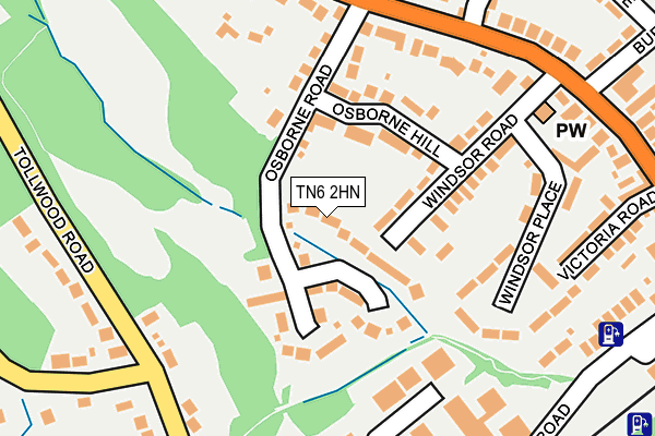 TN6 2HN map - OS OpenMap – Local (Ordnance Survey)