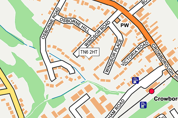 TN6 2HT map - OS OpenMap – Local (Ordnance Survey)