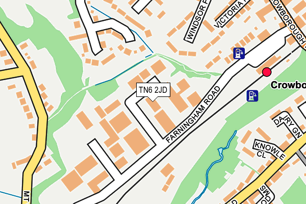 Map of JACKSON ROWE ASSOCIATES LTD at local scale