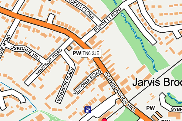 Map of WINNERSH PLANT HIRE LIMITED at local scale