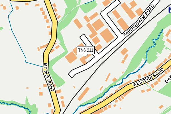 TN6 2JJ map - OS OpenMap – Local (Ordnance Survey)