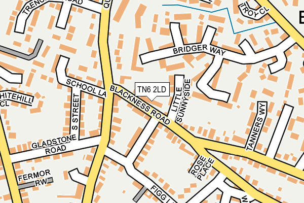 TN6 2LD map - OS OpenMap – Local (Ordnance Survey)