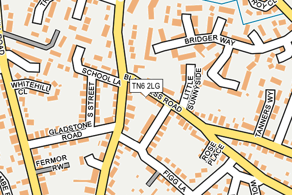 TN6 2LG map - OS OpenMap – Local (Ordnance Survey)