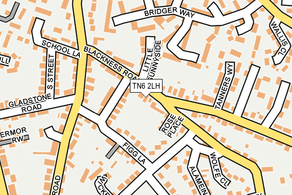 TN6 2LH map - OS OpenMap – Local (Ordnance Survey)