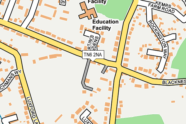 Map of RASPBERRY DESIGN LIMITED at local scale